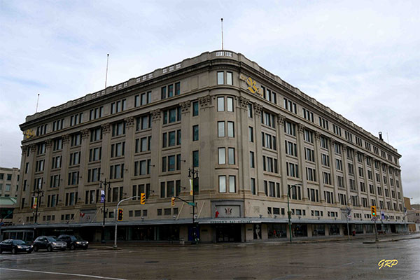 The HBC department store in downtown Winnipeg