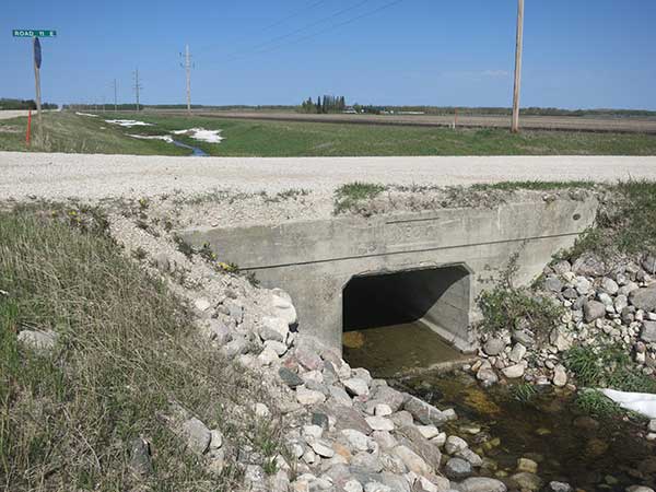 Concrete culvert bridge no. 849