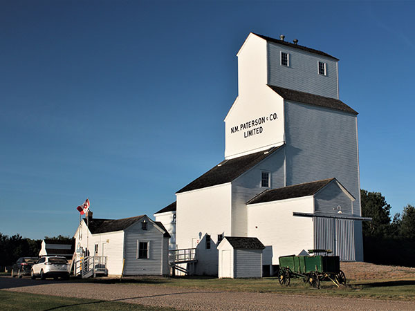 The former Paterson grain elevator at Inglis
