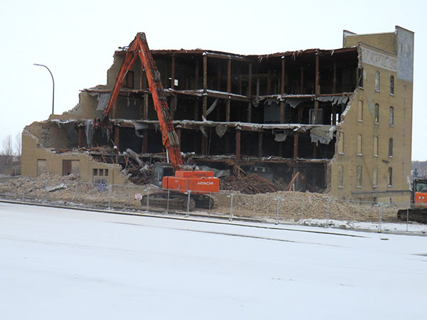 Demolition of the International Harvester Building