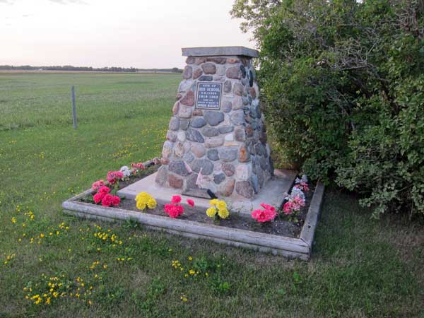 Iris School commemorative monument