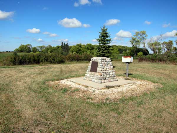 Johnston School commemorative monument