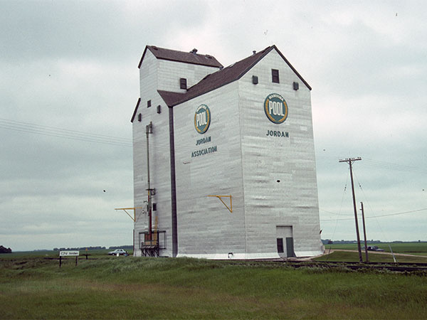 Manitoba Pool grain elevator at Jordan