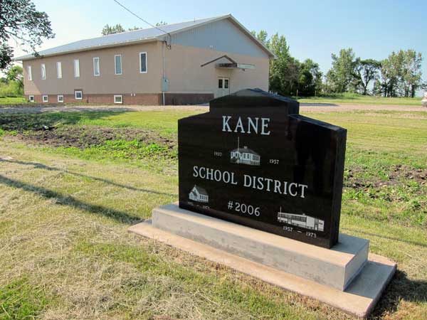 Kane School commemorative monument