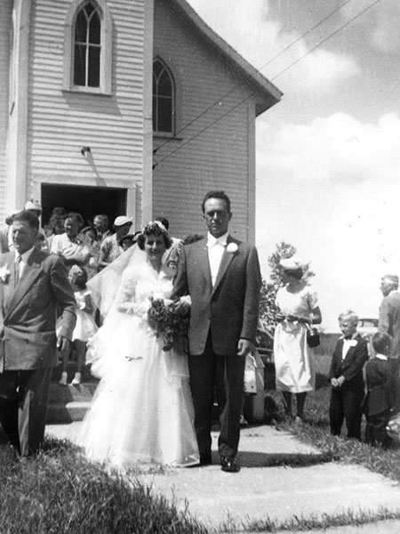 A wedding at Precious Blood Roman Catholic Church