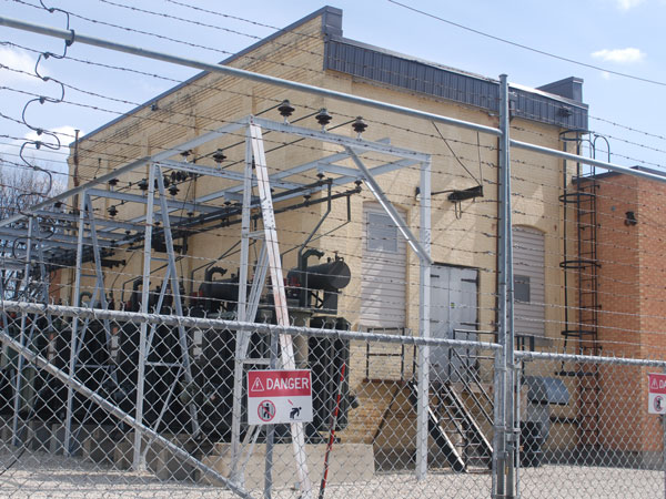 The remaining structure of the former Winnipeg Electric Company Kildonan Substation