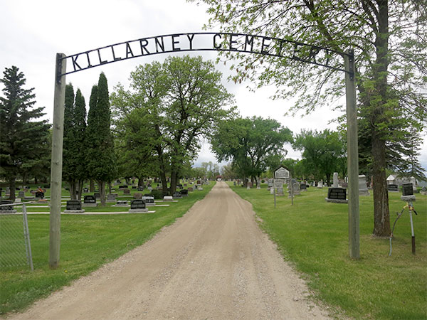 Entrance to the Killarney cemetery