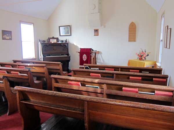 Interior of Kingsley United Church