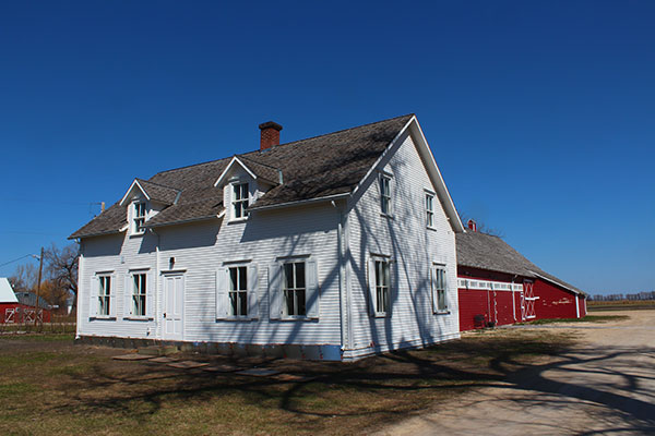 Peter Klippenstein Housebarn after reconstruction