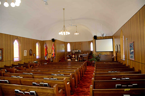 Interior of Knox Presbyterian Church