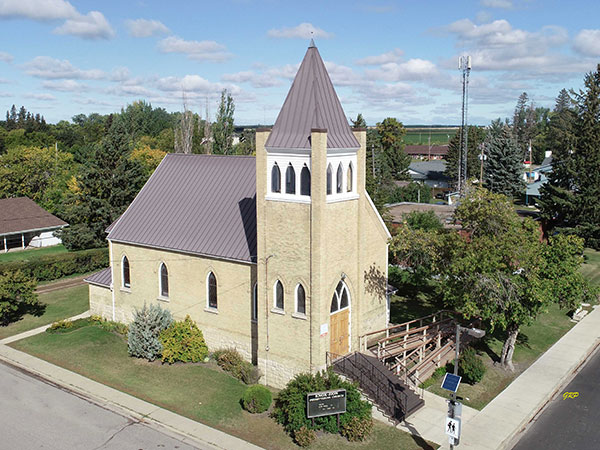 Aerial view of Knox Presbyterian Church