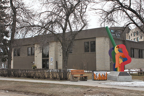 The former Kornelsen School, now the Steinbach Cultural Arts Centre