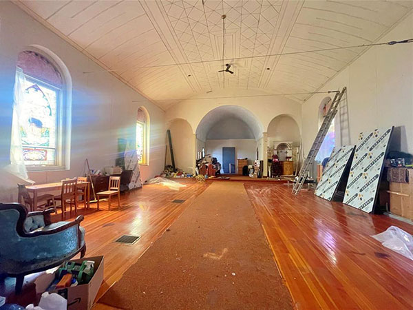 Interior of the former Sts. Peter and Paul Roman Catholic Church at Ladywood