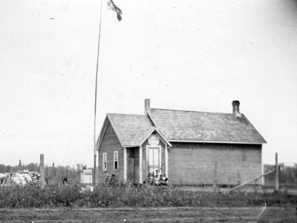 The first Lavender School building