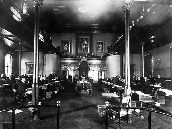 Interior of the second Legislative Building