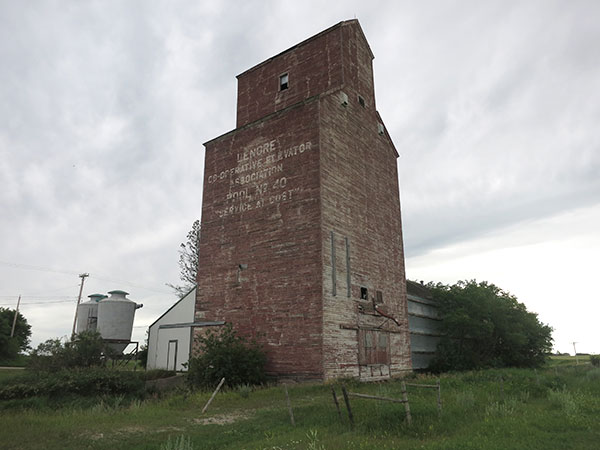 The former Manitoba Pool Grain Elevator at Lenore