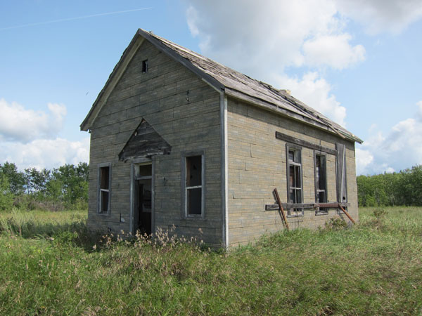 The former Lily Bay School building