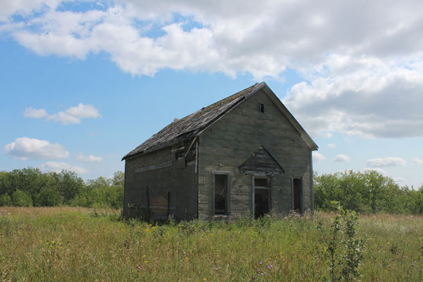 The former Lily Bay School building