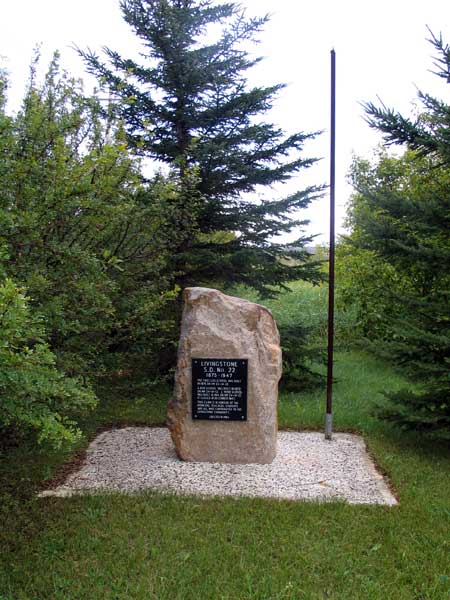 Livingstone School commemorative monument