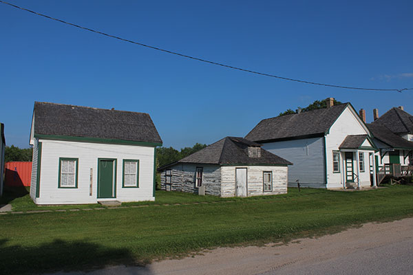 Buildings at the Lundar Museum