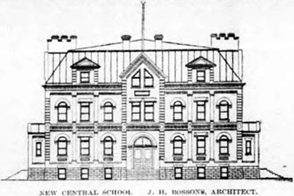 Architectural drawing of Mackenzie School