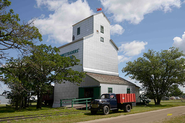Former Western Canada Flour Mills grain elevator from Austin