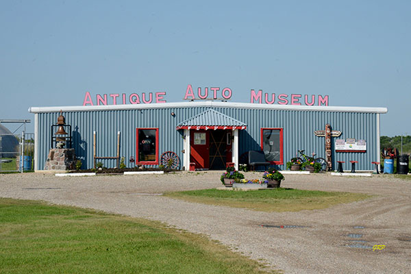 Entrance to the Manitoba Antique Auto Museum