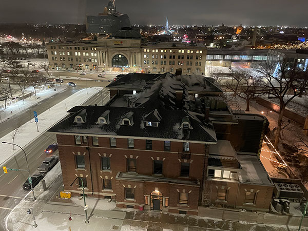 Aerial view of the Manitoba Club