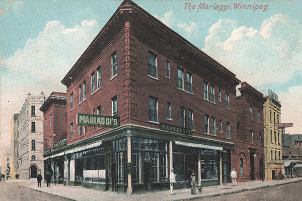 Postcard view of Mariaggi Hotel