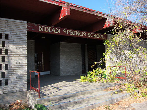 Entrance to the former Mariapolis Collegiate, later the Indian Springs School