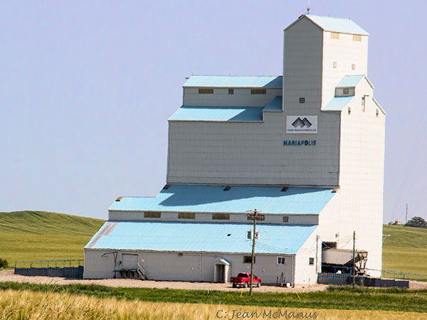 Former United Grain Growers grain elevator at Mariapolis