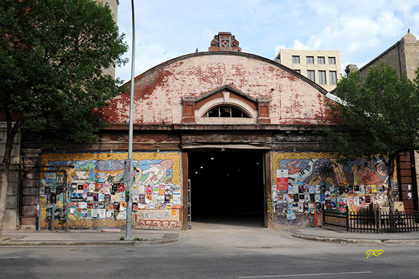 Rear of the Maw Garage at 114 King Street