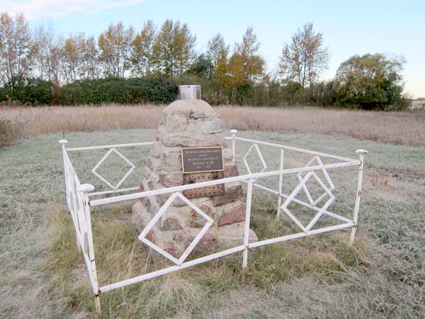 Mayville School commemorative monument