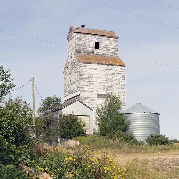 The former Manitoba Pool A grain elevator at McConnell