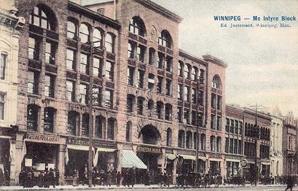 McIntyre Block before the addition of top two floors