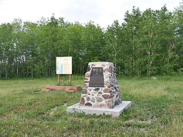 Meadow Portage monument