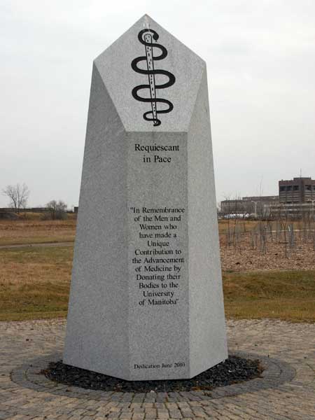University of Manitoba Medical Monument
