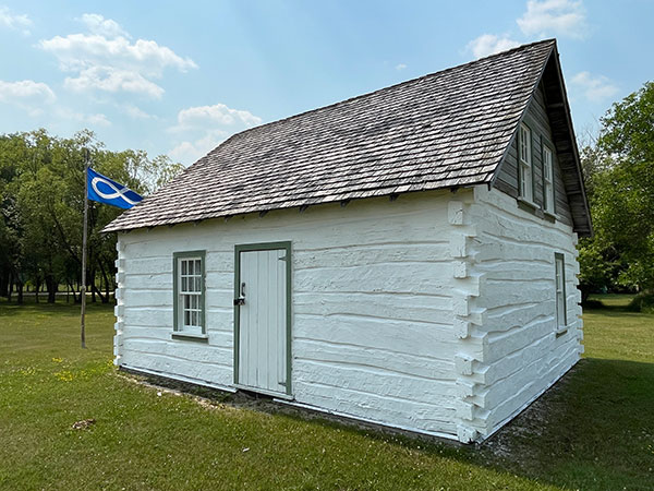 Log house of Pascal Breland