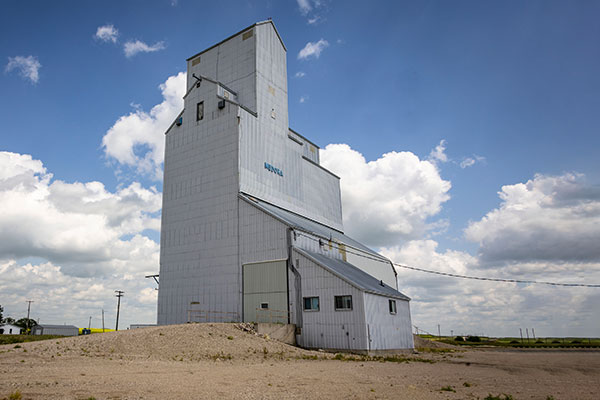 Former United Grain Growers grain elevator at Medora