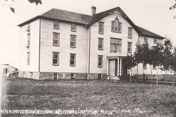 Postcard view of Mennonite Educational Institute