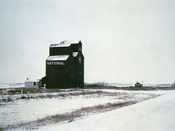 The former National grain elevator at Menzie