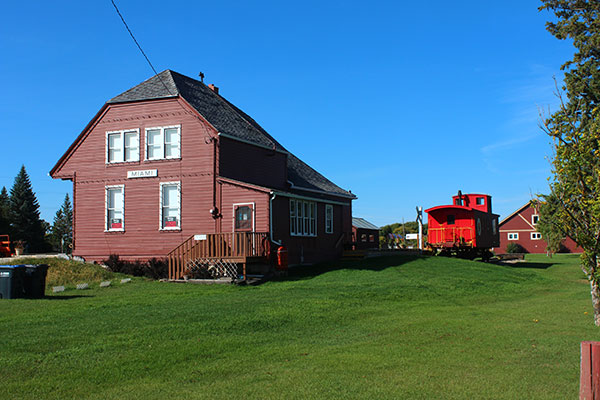 Former Canadian National Railway station at Miami