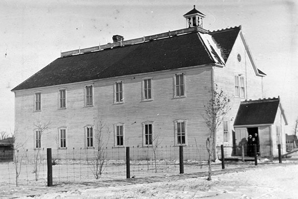 “Red School” with its 1903 addition