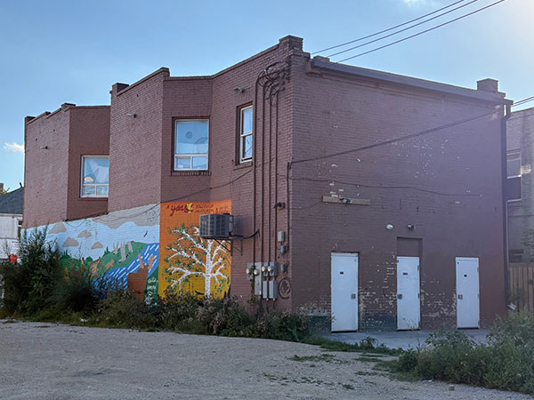 Rear view of the Miles Block