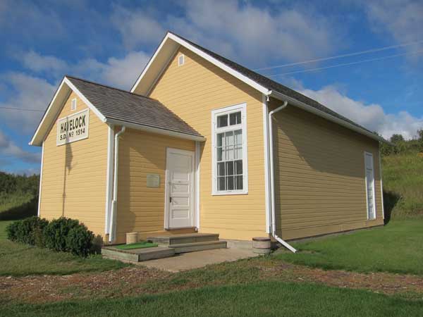 The former Havelock School building at the Minnedosa and District Museum