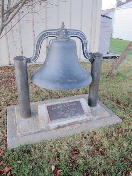 Minto School bell monument