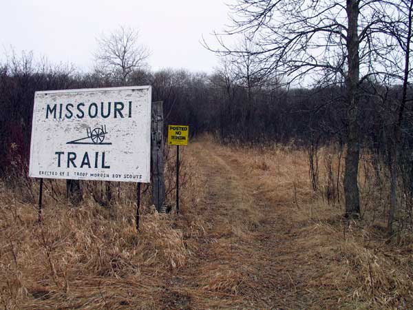 Missouri Trail Sign