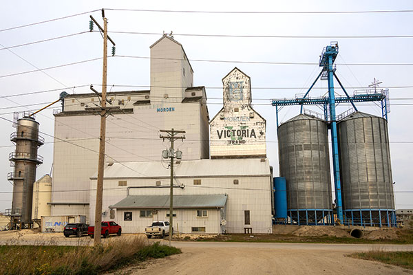 Former United Grain Growers grain elevator at Morden