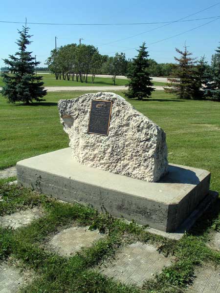 Oak Bluff School commemorative monument