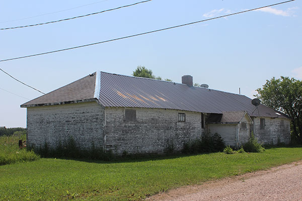 The former Oak Point School building